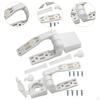 Toilet Lid Hinges Fixtures Set Hinge Bolt Screw Sturdy for Top Mount Seat Universal