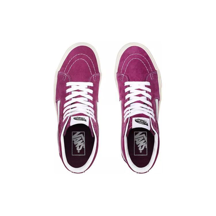 Vans Sk8 Classic Side Stripe High Top Skate Shoes Unisex Sneakers Purple VN0A4BV618Q