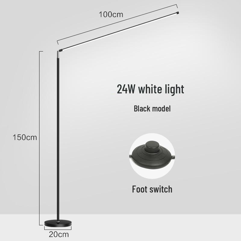 Retractable Super Bright LED Floor Lamp for Living Room, Bedroom, Bedside, Reading, Piano, and Eyelash Extension