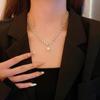 Elegant Pearl and Crystal Necklace - Delicate Woven Design