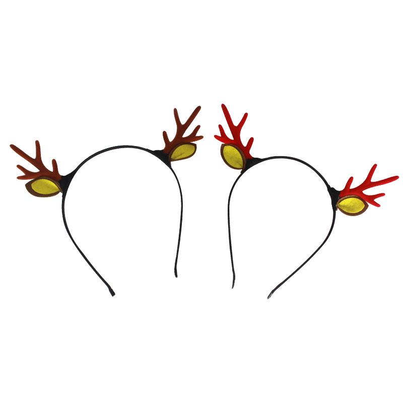 Santa and Antler Flip-Up Christmas Headband