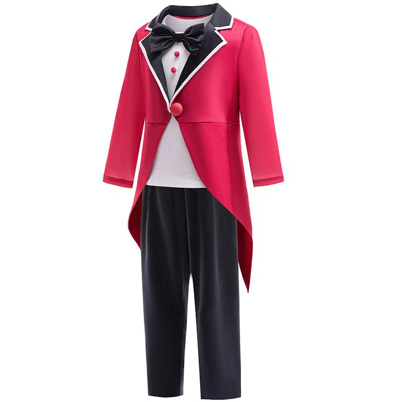 Nuevo vestido para niños de tres piezas cosplay circo digital mágico Kane misma ropa de actuación