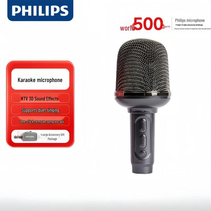 

Philips Wireless Bluetooth Karaoke Microphone with Speaker (CN version)