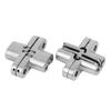 180 Degree Cross Hinge Zinc Alloy Swing Hinges Concealed Hinges  for Folding Door