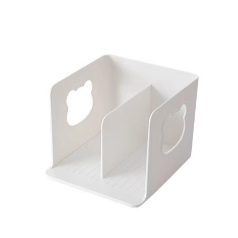 Divide Design Desktop Bookshelf hollow Bear Book Organizer Cartoon Storage Rack Home Organizer