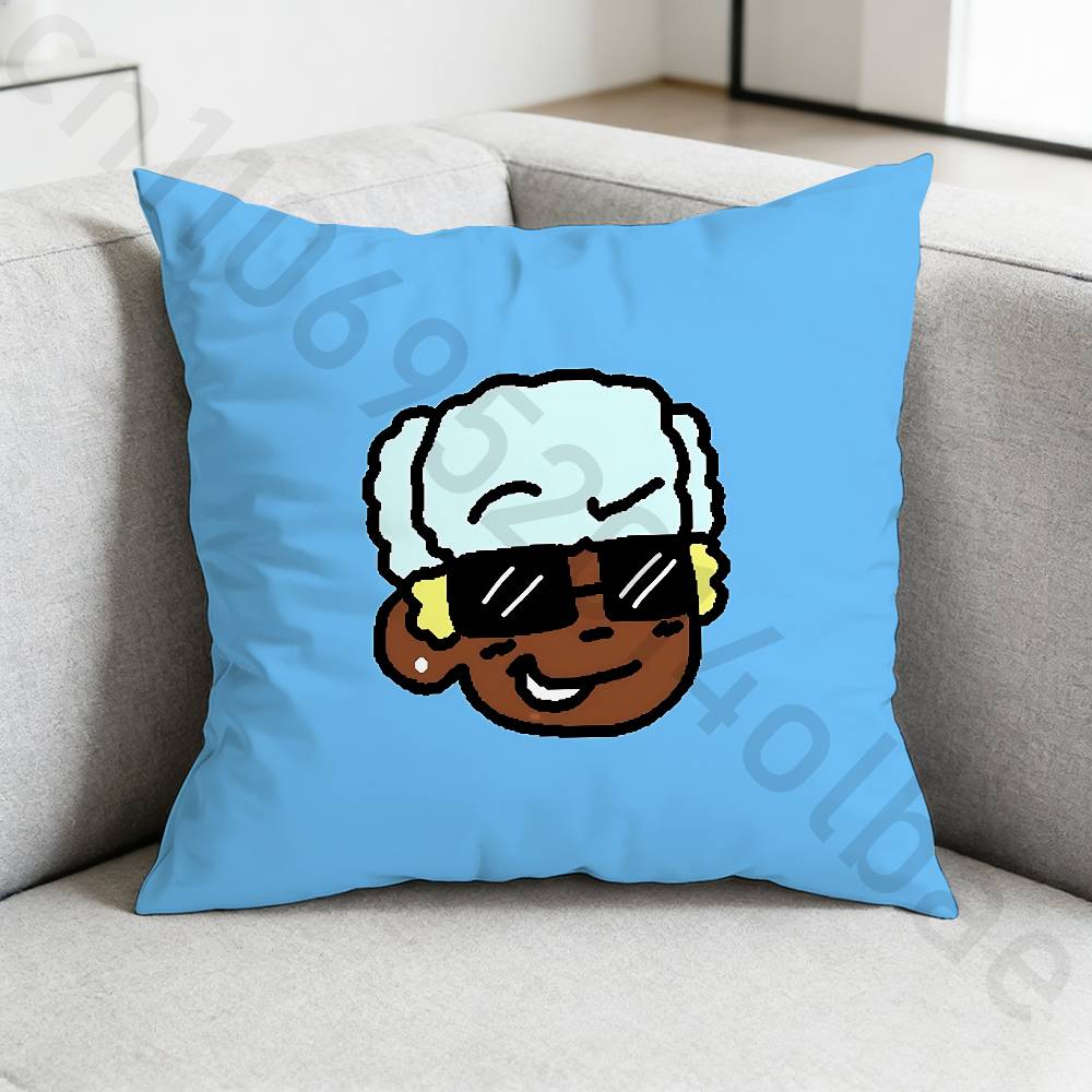 Rapper TTylers The Creatorv Pillow Case Square DoubleSided Printing Short Plush Sofa Cushion Cover Bedroom Bedside Pillow