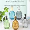Colored Leak-proof Glass Soap & Shampoo Dispenser Bottle for Hotel Use