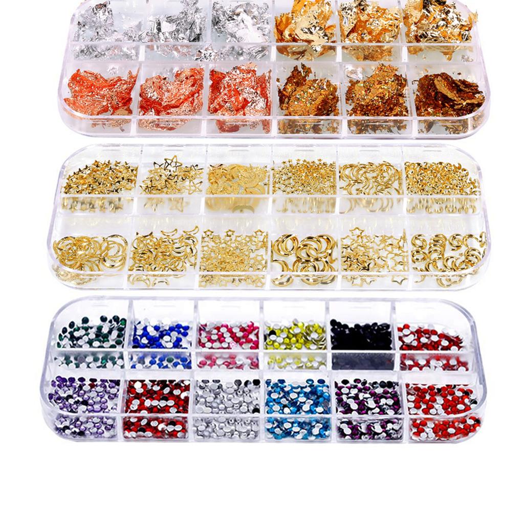 Nail Art Kit Professional Brush Decoration Thread Stamping Sticker Nail Design Tool Kit for Salon