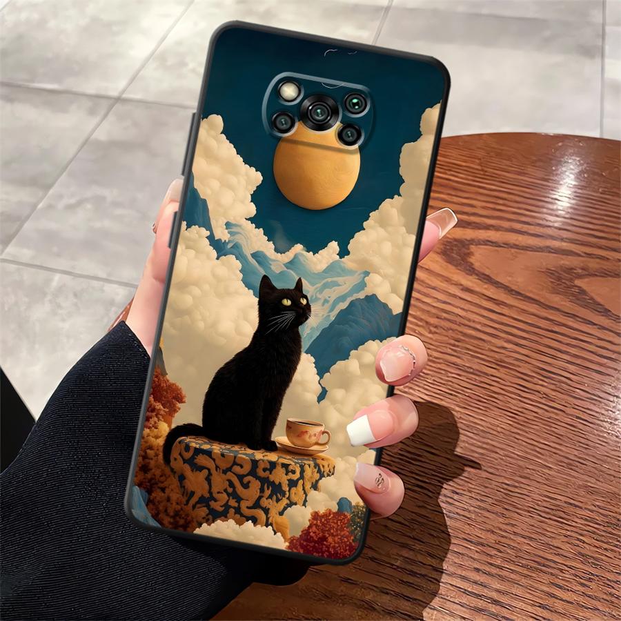 Cartoon Duck Cat Funda Phone Cover Case for Xiaomi Poco F8 X3 X4 X5 X7 Pro C61 F1 M5 C71 M3 M4 M7 C75 C50 F3