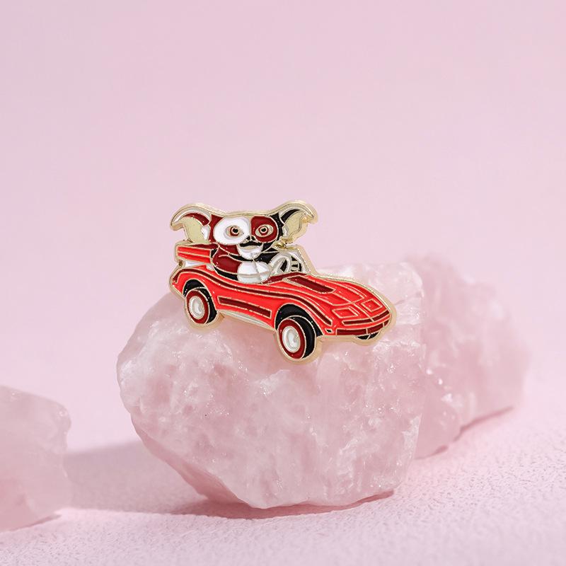 Creative Unique Cartoon Style Big Eared Monkey Pianist And Astronaut Brooch For Fun Lovers