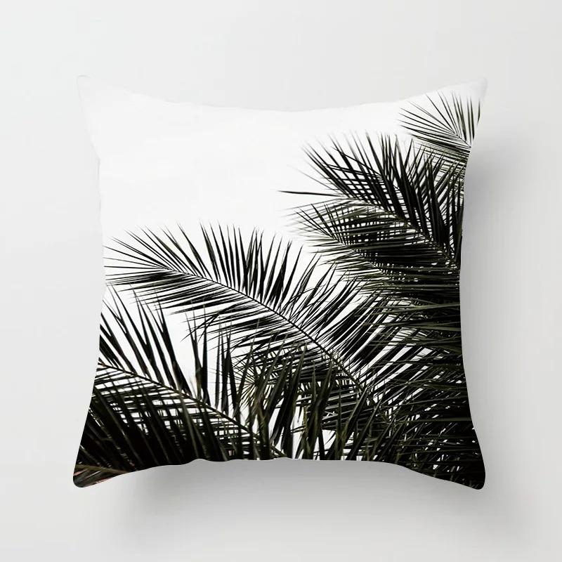 Simple Black and White Pattern Pillowcase Office Living Room Car Ornaments Home Pillowcase