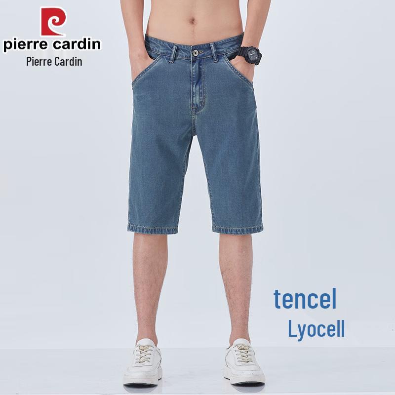 Pierre Cardin Men s Ice Silk Denim Shorts 31