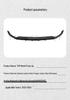 Carbon Fiber Front Lip Spoiler for 21-24 Mercedes-Benz GLC X253/C253 Models