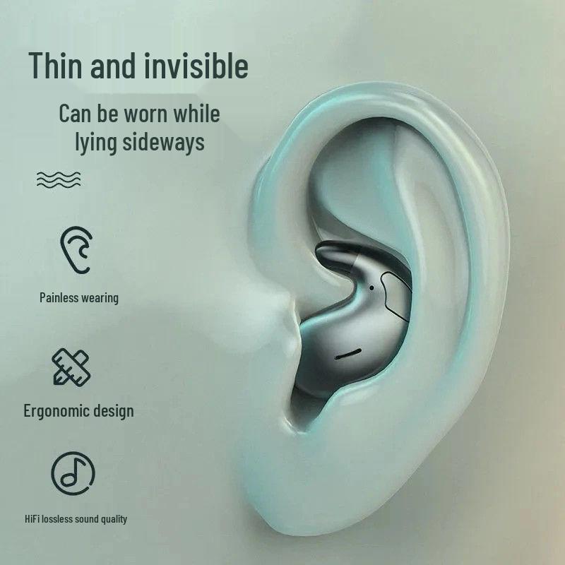 X55 Bluetooth Sleep Earbuds - Invisible, Long Battery Life, Comfortable for Extended Wear