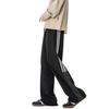 American Three-bar Sweatpants Men's Spring and Summer High Street Versatile Wide-leg Casual Sweatpants Trendy Brand Large Size Straight Long Pants