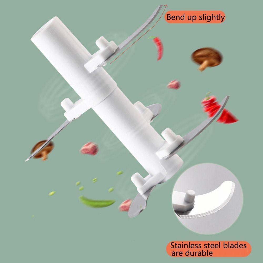 Multi-function Hand Pull String Garlic Chopper Portable Manual Food Mincer Wear-proof Anti-slip Base Vegetable Cutter Onion