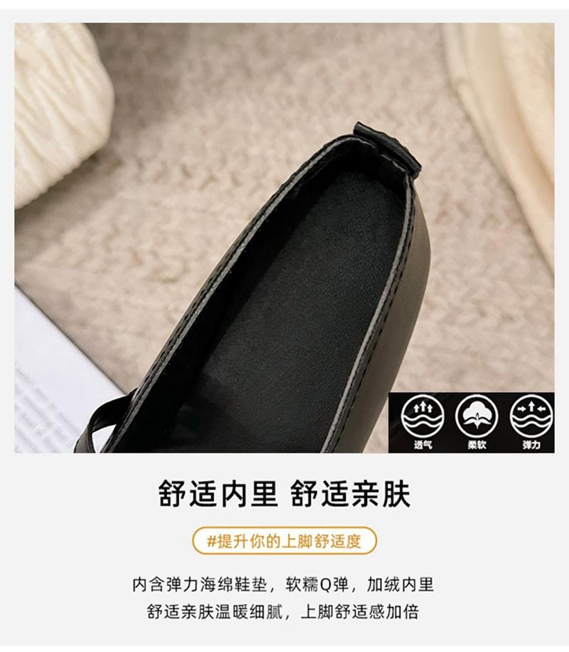New ballet shoes for women wearing Mary Jane flat bottomed shallow mouth single shoes