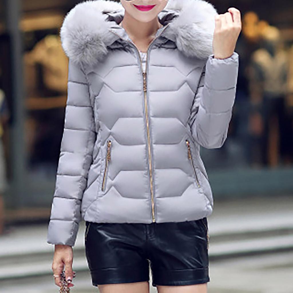 Dámská móda, jednobarevná bavlněná bunda s dlouhým rukávem a kapucí