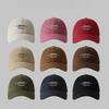 Embroidered Letter Baseball Cap for Female Birthday  Wide Brimmed  Slimming  Soft Top Hat Pure Cotton  Versatile  Baseball Cap for Male