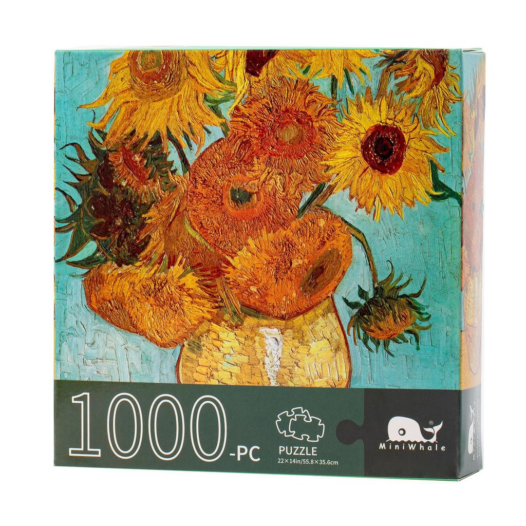 New High-Quality Puzzle 1000 Paper, Landscape City Oil Painting Puzzle 1000 Pieces