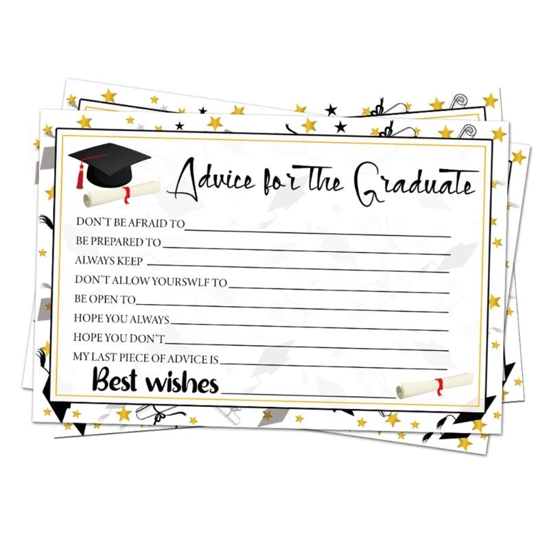 8Pcs Elegant Graduation Greeting Cards High Quality Paper Card Greeting Card Ideal For Expressing Congratulation