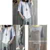 Vintage Striped Cotton T Shirt With Print For Casual Women Summer Wear