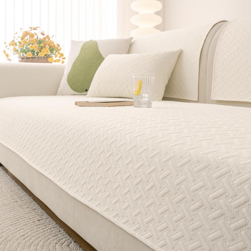 

New French Summer Summer Ice Silk Sofa Cushion Non-Slip Premium Seat Cushion Sofa Cover Cloth Towel 70*70cm