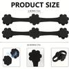 6 Air Fryer Magnets for Parchment Magnets Silicone Buckle Air Fryer Accessories for Securely Fixing Lock Wire Single Use