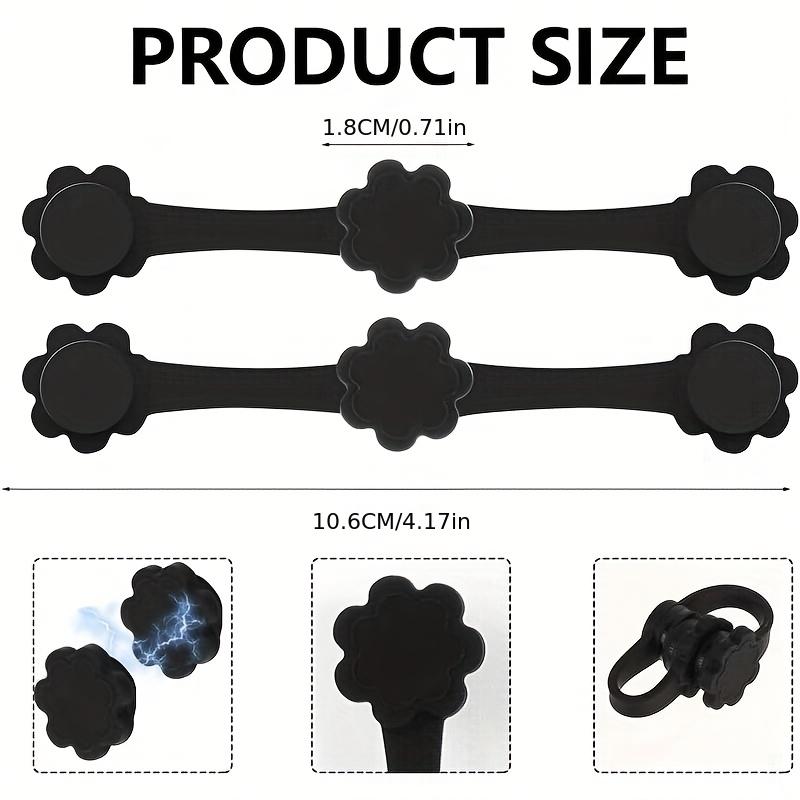 6 Air Fryer Magnets for Parchment Magnets Silicone Buckle Air Fryer Accessories for Securely Fixing Lock Wire Single Use