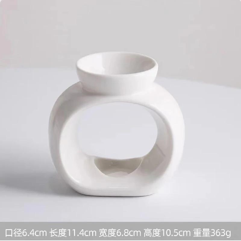 Ginger Jar Aromatherapy Furnace Ceramic Incense Candle Furnace Household Candle Ceramic Oil Lamp Furnace General Jar Ornaments