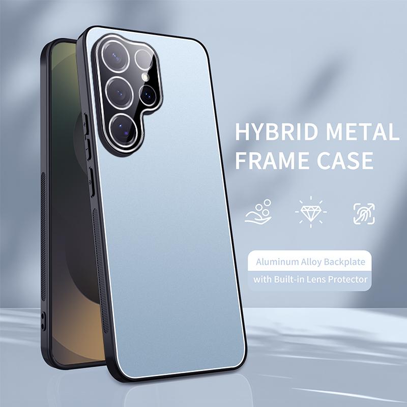 Luxury Metal Aluminum Alloy Ultrathin Protective Phone Case For Samsung Galaxy S25 Ultra S25 Plus Plating Shockproof Back Cover