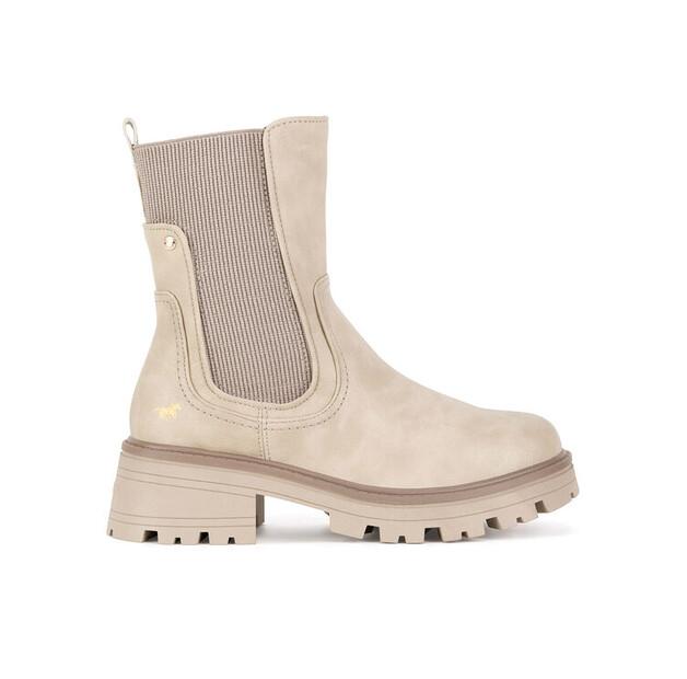 Mustang 1469-501 Beige Ankle Boots