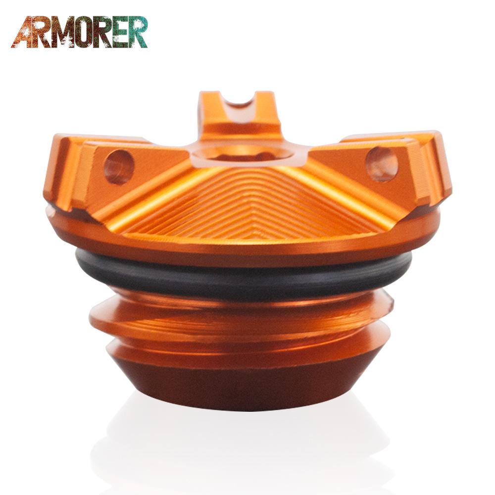 690SMC R Motorcycle CNC Aluminum  Engine Oil Fuel Filler Cover Cap Plug Accessories For KTM 690 SMC-R 690 ENDURO  R