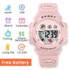 Waterproof Sport LED Digital Watches Electronic Watch for Kids Children Boys Girls Gifts