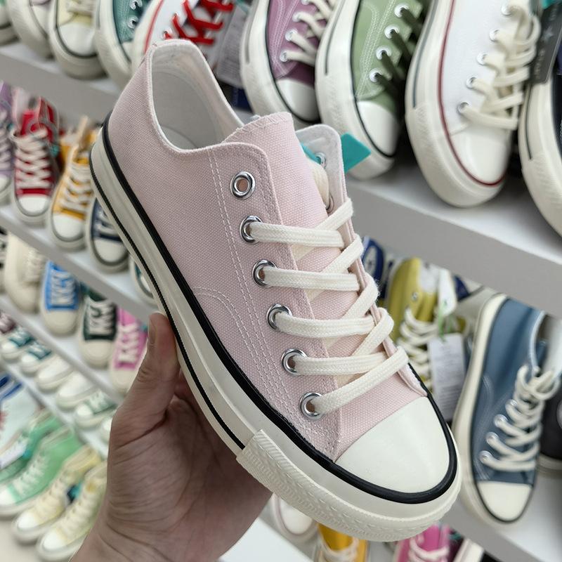 

Summer classic low-top retro canvas shoes female Korean version Harajuku street shooting tide student 40