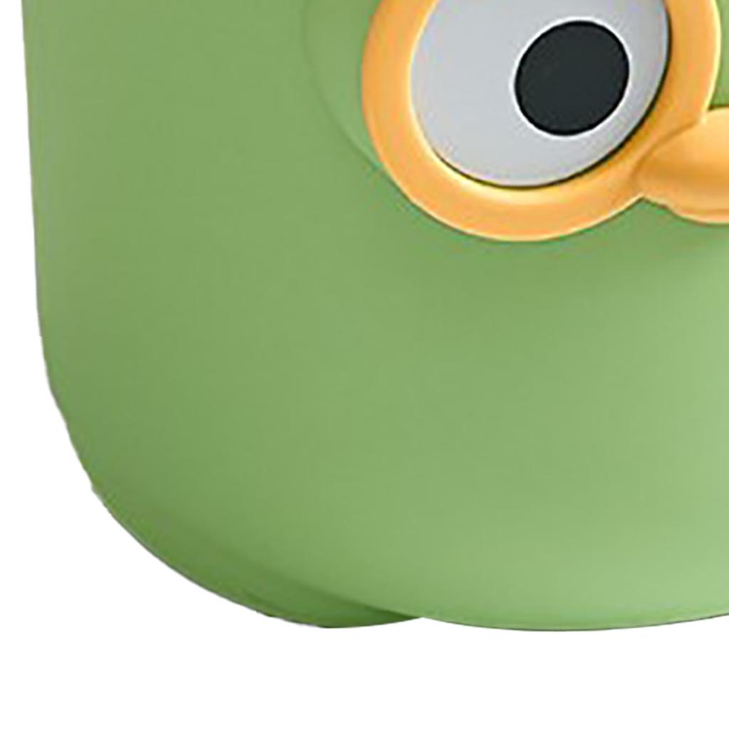 Desktop Trash Can with Lid Cute Cartoon Design Portable Mini Garbage Can for Home Bedroom Bedside