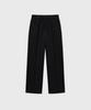 LEMAIN SECOND Easy Semi-Wide Elastic Waist Slacks [Black]