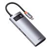 5in1 multifunctional HUB USBC PD 100W HDMI 4K 3x USB 32 gray