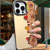 Phone Case: 2D Flat, Fits iPhone 18, 17, 16, 15, 14, 13 Pro, Color Silver Protective Case, Couple Style, Fruit Capybara, Christmas and Halloween Gifts