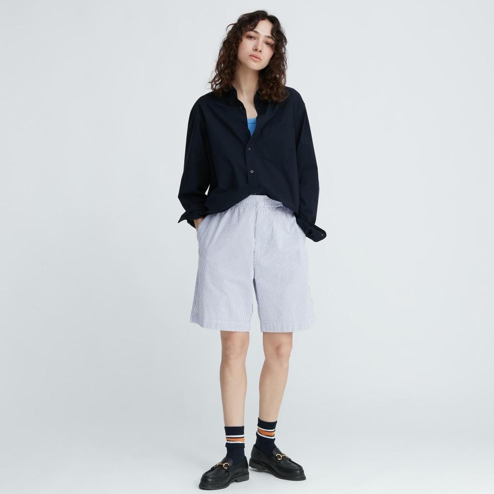 Uniqlo Japan Stretch Easy Shorts  Seersucker 