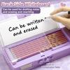 Large Capacity Pencil Case Password Lock Stationery Organizer Durable Pen Box  Kids