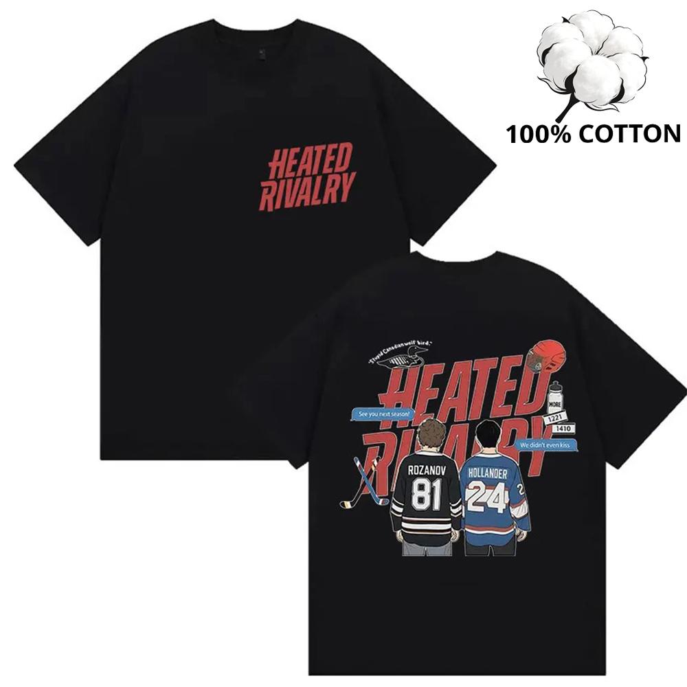 Adult Summer Shane Hollander Ice Hockey Sport Retro Style Printed TShirt Street Trendy Look 100 Cotton Suitable Both Men Women