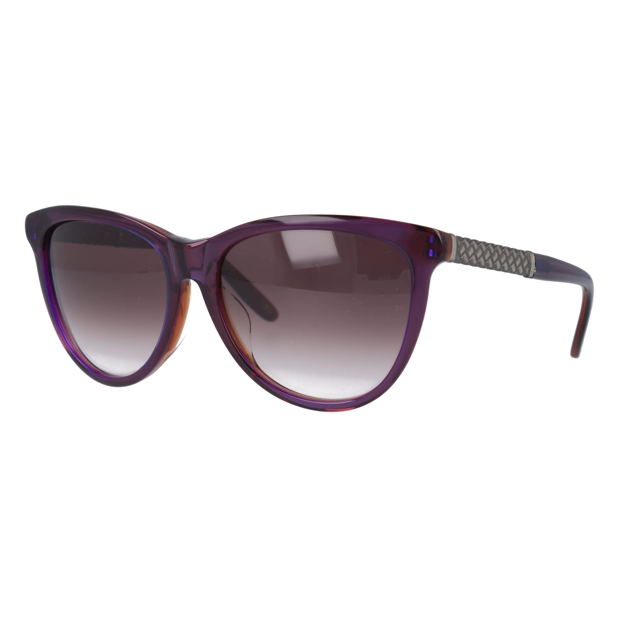 

Bottega Veneta 56 Asian UV Protection B.V.251FS F35/J8 (Purple Antisilv) Sunglasses, Purple/Brown/Purple Gradient, Fit, Women s,