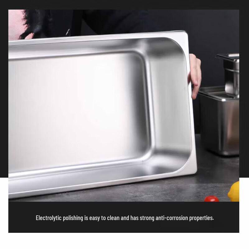 304 Stainless Steel Buffet Food Pan with Lid