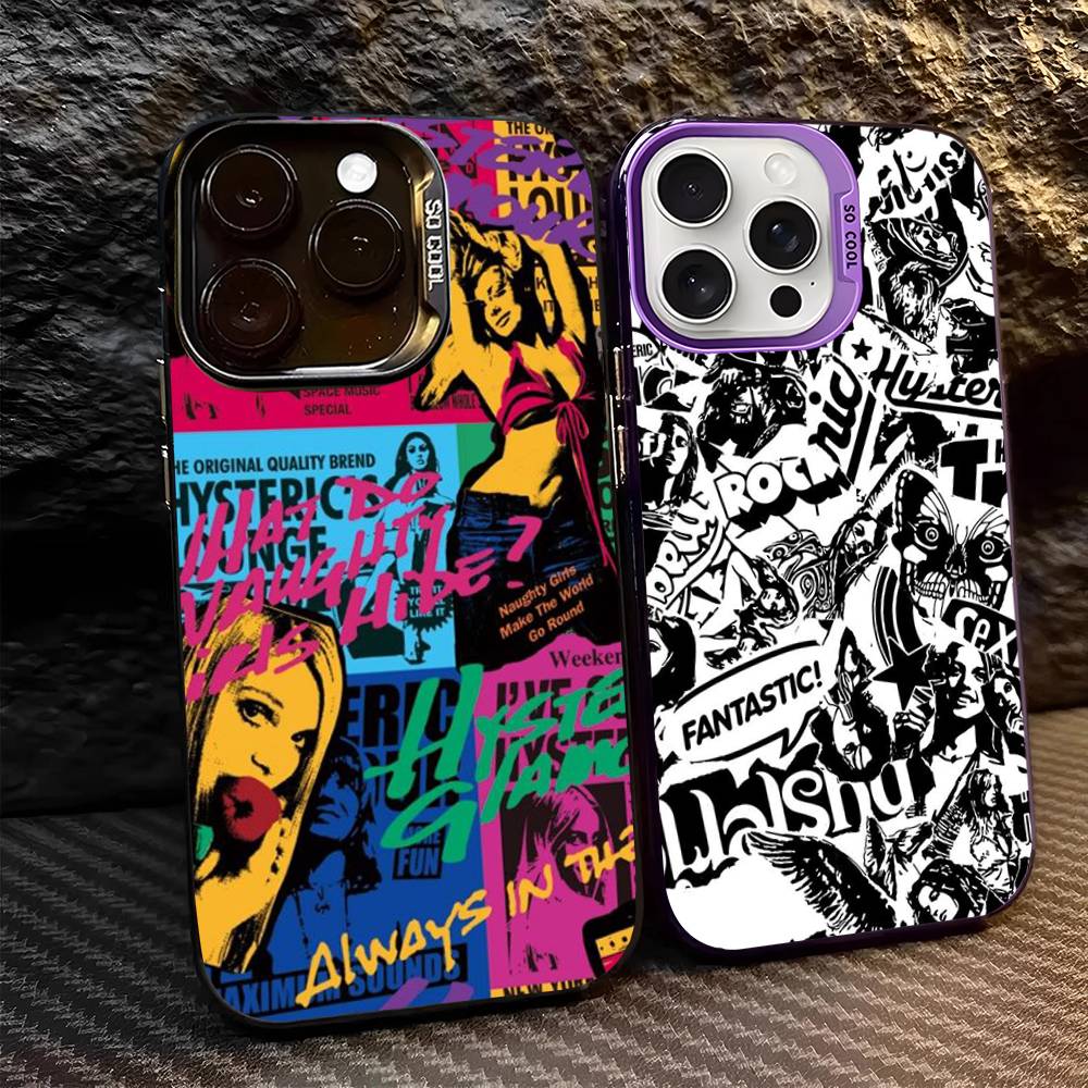 H-Hysteric G-Glamour Girl For IPhone 17 16 15 14 13 12 11 Pro Max Plus Matte Color Back Phone Cover