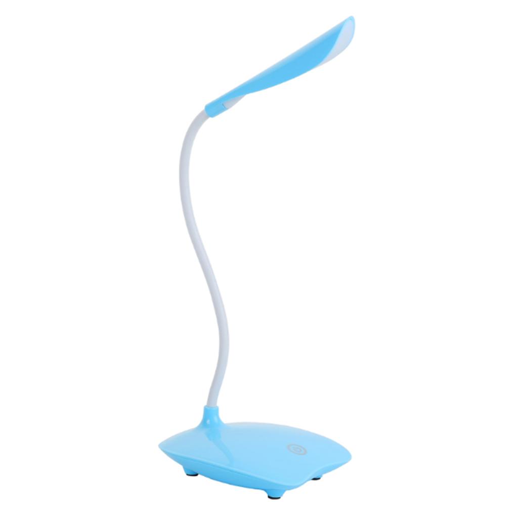 Wiederaufladbare LED-Schreibtischlampe, tragbar, USB-Aufladung & Netzstecker, 360 Grad flexibler Schlauch, Leselampe für Studenten, Kinder