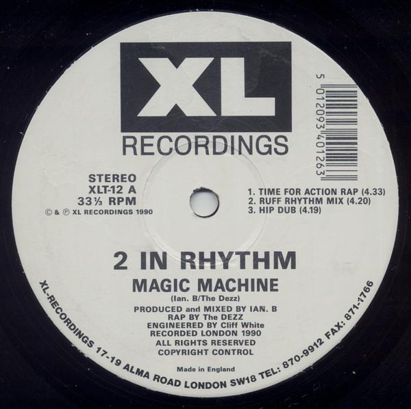 

12inch Record 2 IN RHYTHM - Magic Machine XLT12 XL Recordings 1990 UK Dance & Electronica Used