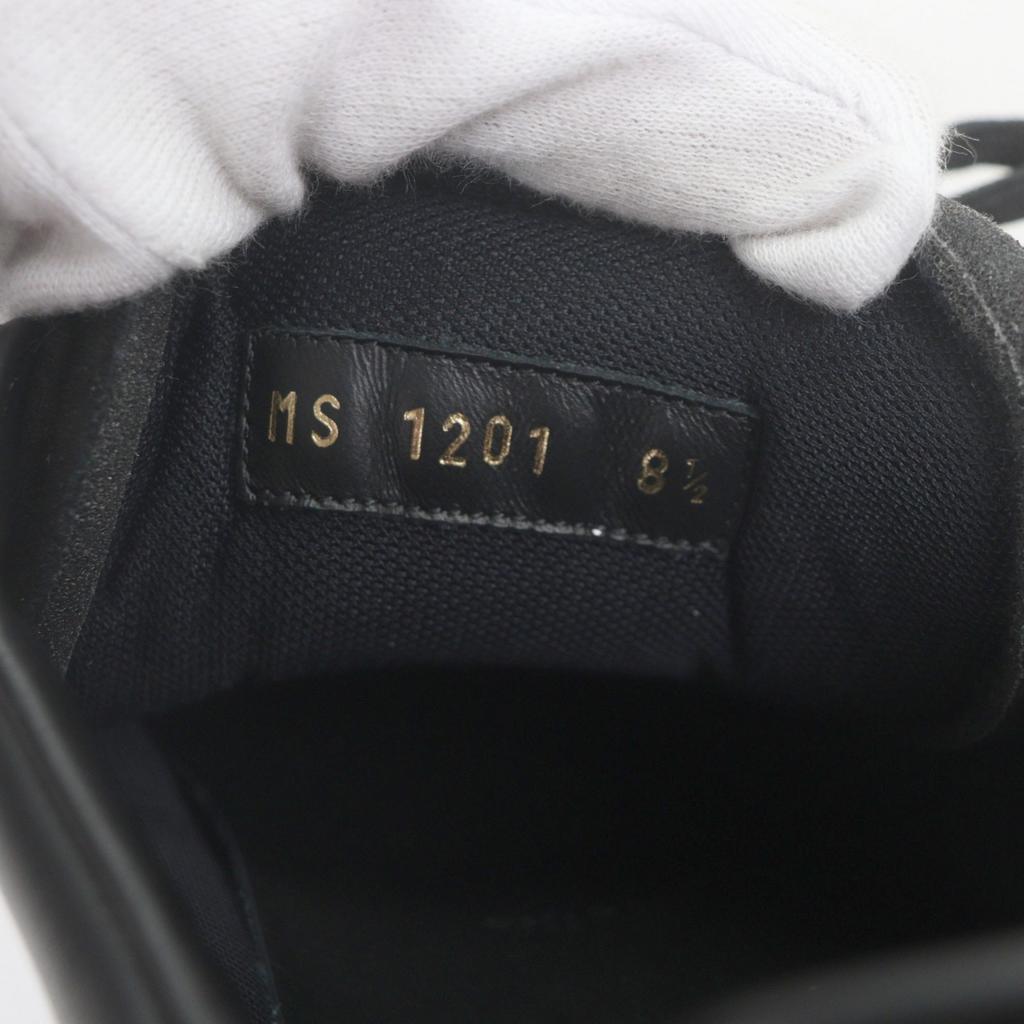 Excellent LOUIS VUITTON Low cut sneakers Luxembourg black leather 8.5 1A9JD4 Used