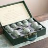11 Drachenhenkel-Kanne Ru-Ofen Teegeschirr Komplettes Set Geschenkbox Keramik Kung Fu Teekanne Firmen Geschenk Begleitgeschenk