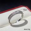 Copper Plate Inlaid Zircon Unisex Couple Ring